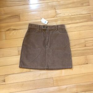 NWT hollister corduroy skirt